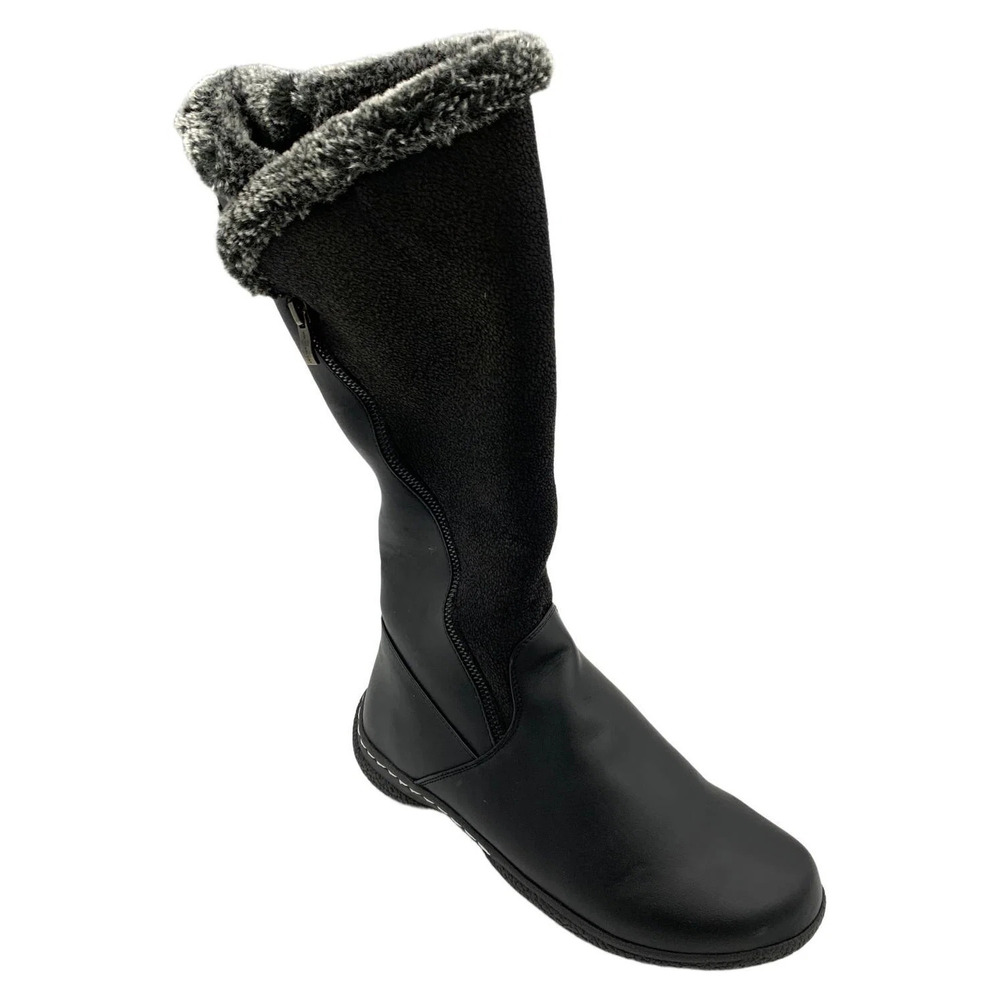 Wanderlust Women's Teo Medium Calf Black - Wide